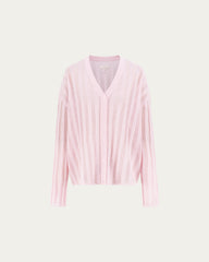 Sumire Open Knit Striped Cardigan