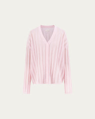 Sumire Open Knit Striped Cardigan