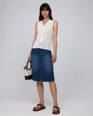 Denim Atelier Midi Skirt