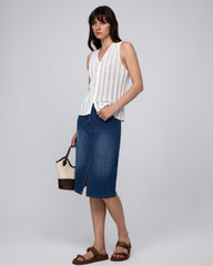 Denim Atelier Midi Skirt