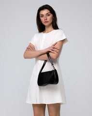 Flora Pleated Shirt Dress
