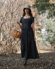 Juana Hemp Blend Maxi Skirt