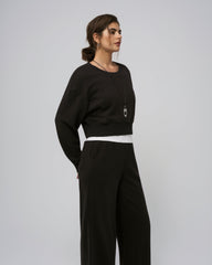 Hemp Essentials Fleece Cropped Sweater