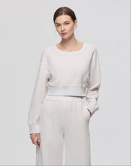 Hemp Essentials Fleece Cropped Sweater