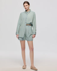 Lyricist Pleated Shorts