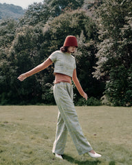 Plaid Theory High Rise Trousers
