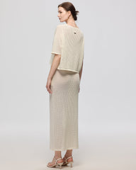 Marina Open Knit Skirt