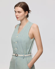 Nahla Chambray Jumpsuit