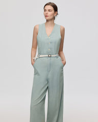 Nahla Chambray Jumpsuit