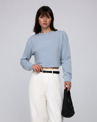 Off Hours Natural Crewneck Sweater