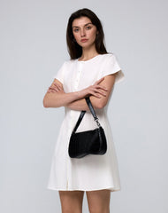 Flora Pleated Shirt Dress