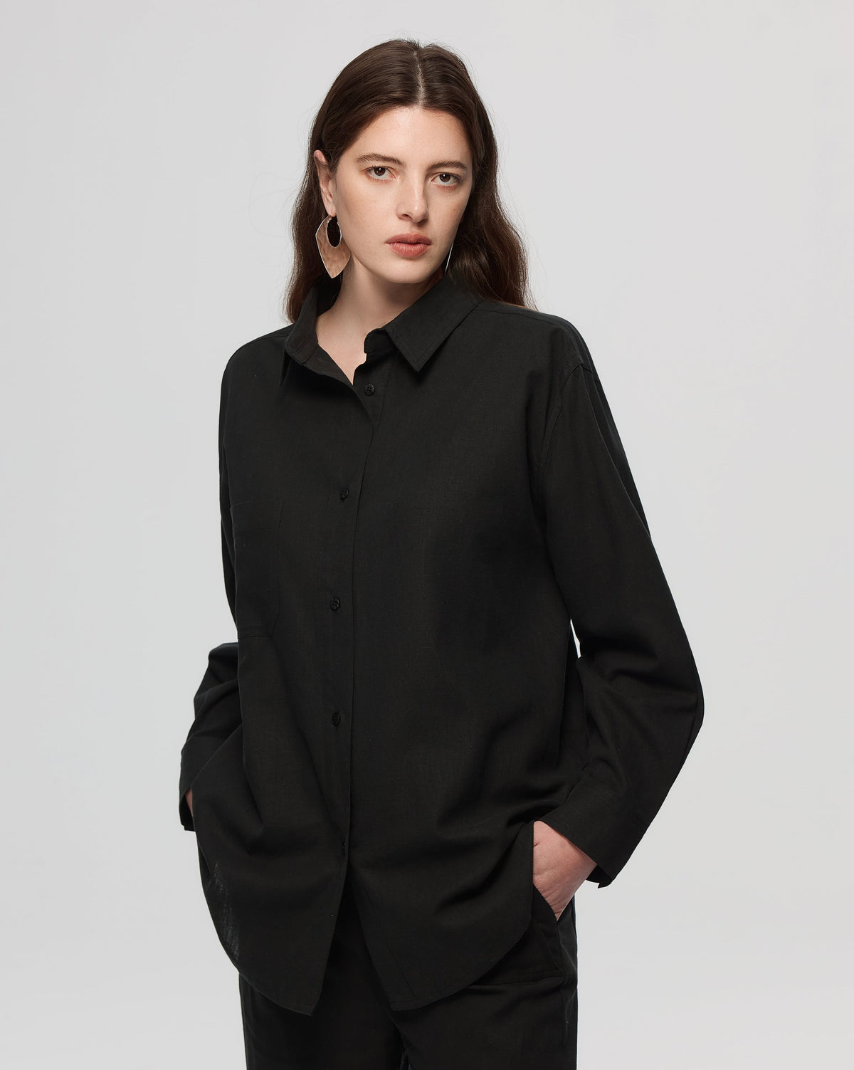 Lyricist Natural Oversized Shirt