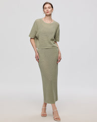 Marina Open Knit Skirt
